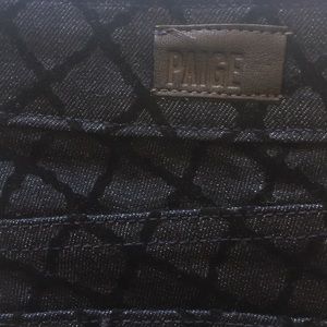 Paige flocked diamond denim jeans